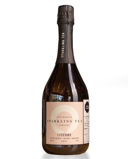 [NORSPARTEA1] Copenhagen, Lyserod Sparkling Tea Rose 0% Alcohol